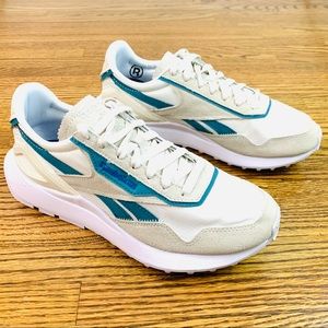REEBOK Classic Legacy AZ 8 Men’s Reecycled NEW WITHOUT TAGS WHITE CREAM TURQ